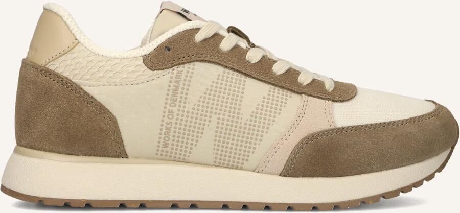 Woden Dames Lage sneakers Ronja Beige Textiel