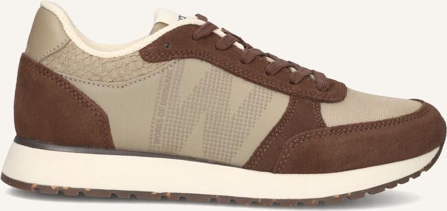 Woden Ronja leren sneakers bruin - Foto 4