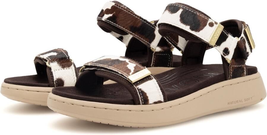 Woden Line Animal Cow dames sandaal - Foto 2