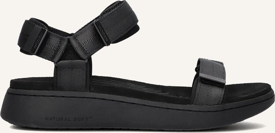 Woden Stijlvolle Line Sandalen Black Dames - Foto 2