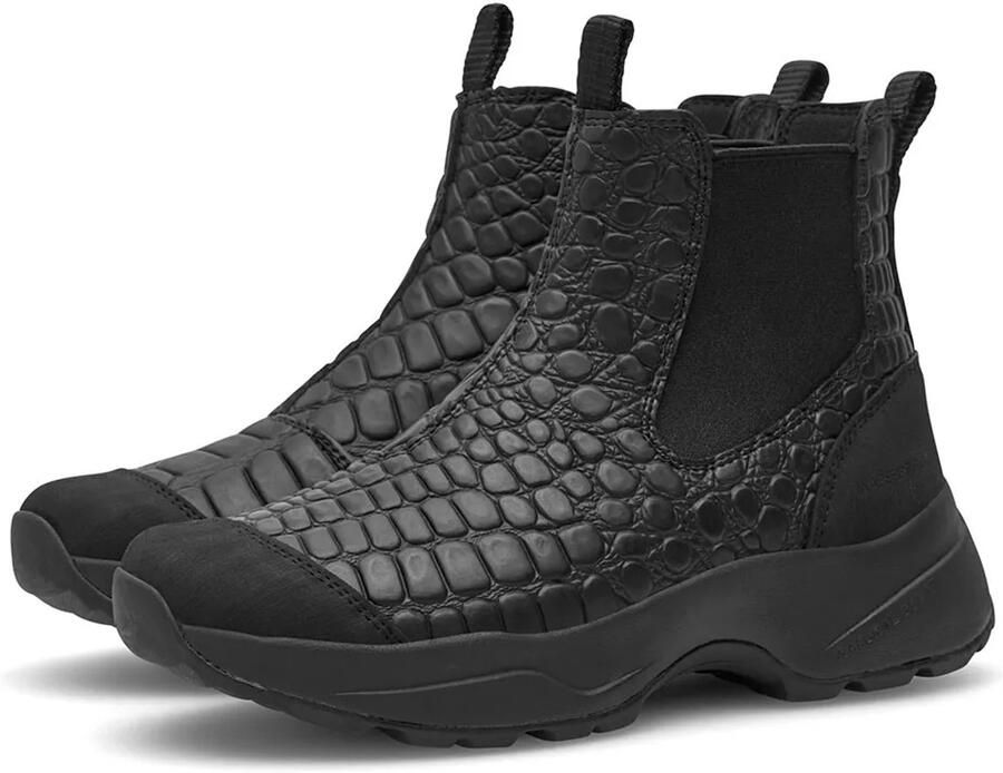 Woden Siri Croco Wp Laarzen Zwart Vrouw