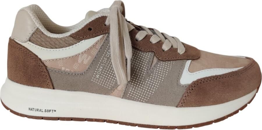 Woden Rigmor Heritage Sneakers Dames Beige
