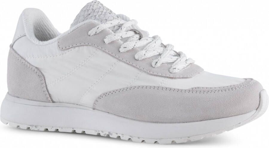 Woden Zachte Sneaker met Visleer Details White Dames - Foto 8