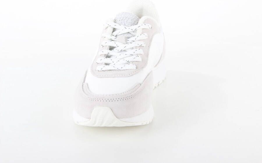 Woden Zachte Sneaker met Visleer Details White Dames - Foto 2