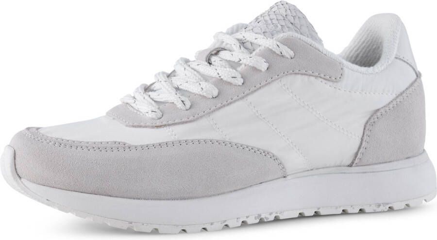 Woden Zachte Sneaker met Visleer Details White Dames - Foto 7