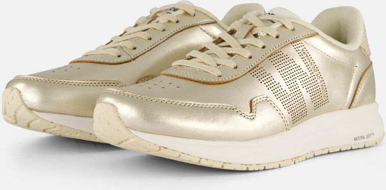 Woden Nora Natural Soft Sneakers goud Leer Dames - Foto 7