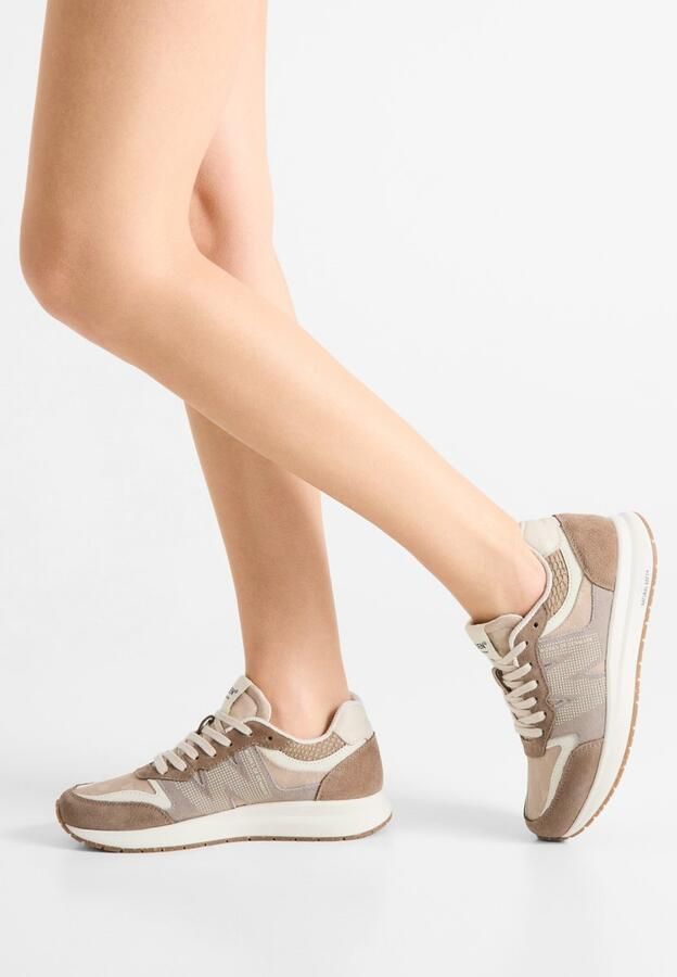 Woden Rigmor Heritage Sneakers Dames Beige - Foto 2