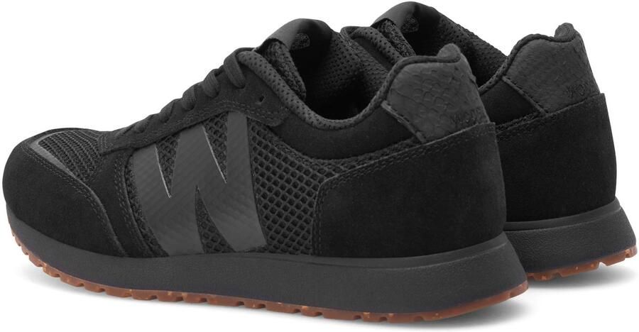 Woden Ronja Icon leren sneakers zwart