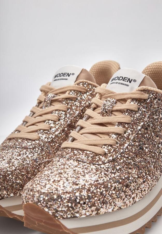 Woden Sneakers Ronja Plateau Glitter