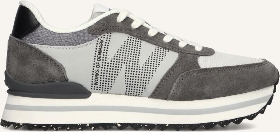 Woden Ronja Plateau Sneakers Dames Grijs