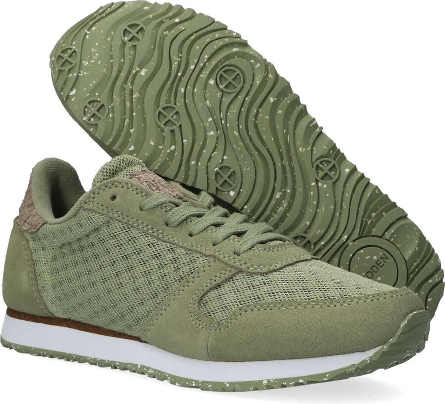 Woden Ydun Suede Mesh Ii Lage sneakers Leren Sneaker Dames Beige - Foto 5