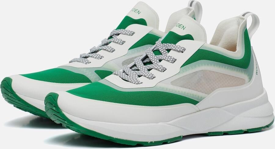 Woden Stelle Transparent Sneakers wit Textiel Dames - Foto 2