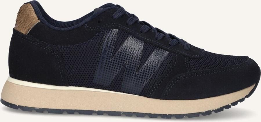 Woden Ydun Icon II leren sneakers donkerblauw - Foto 4