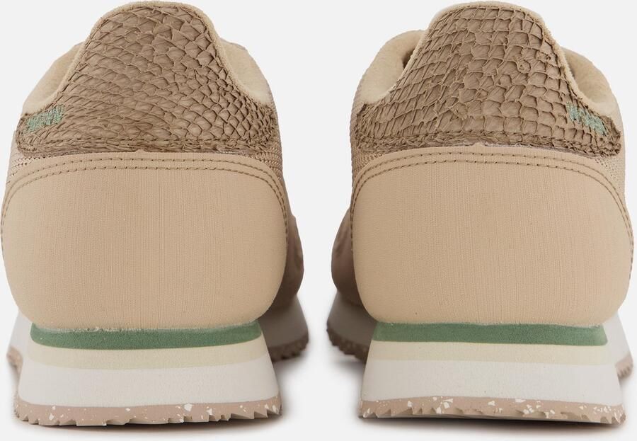 WODEN Lage Sneakers Dames Ydun Icon Textiel Beige - Foto 3
