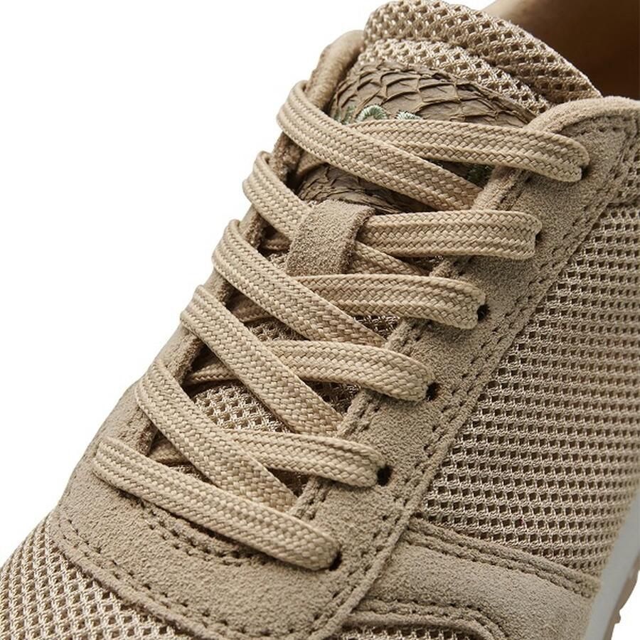 WODEN Lage Sneakers Dames Ydun Icon Textiel Beige - Foto 7