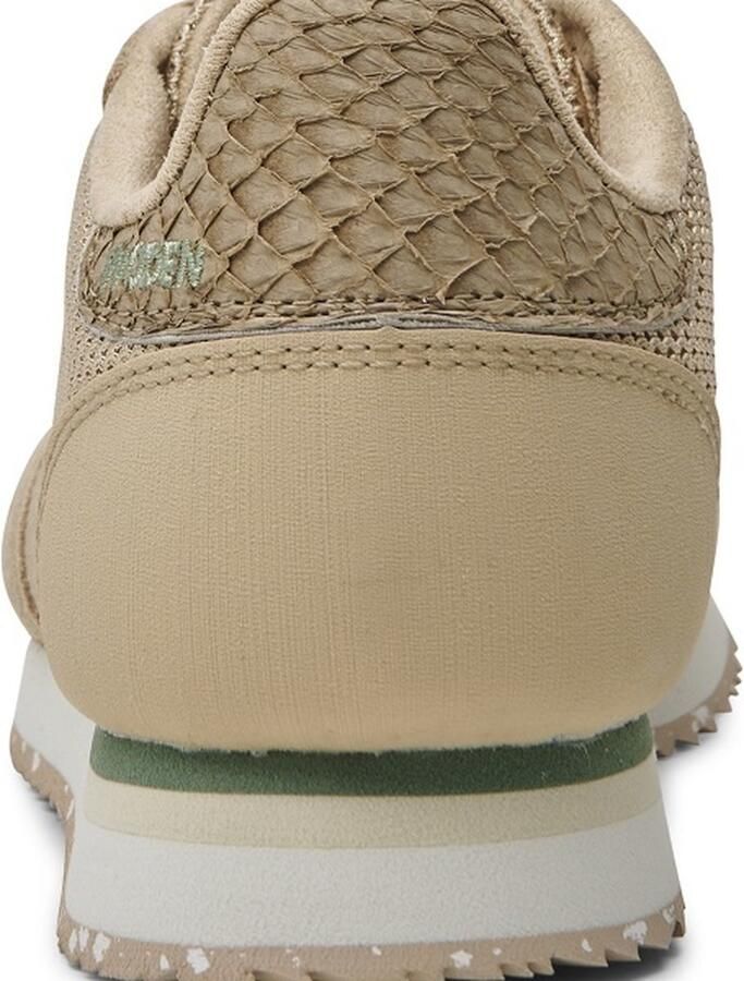 WODEN Lage Sneakers Dames Ydun Icon Textiel Beige - Foto 12