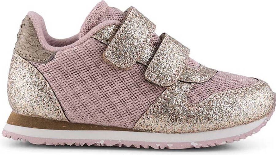 Woden Ydun Glitter Ii Kids Lage sneakers Meisjes Kids Roze