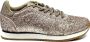 Woden Glitter Fonkelende Sneaker Beige Dames - Thumbnail 1