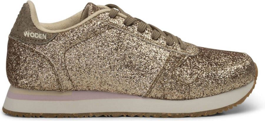 WODEN Lage Sneakers Dames Ydun Icon Glitter Maat: 36 Materiaal: Textiel
