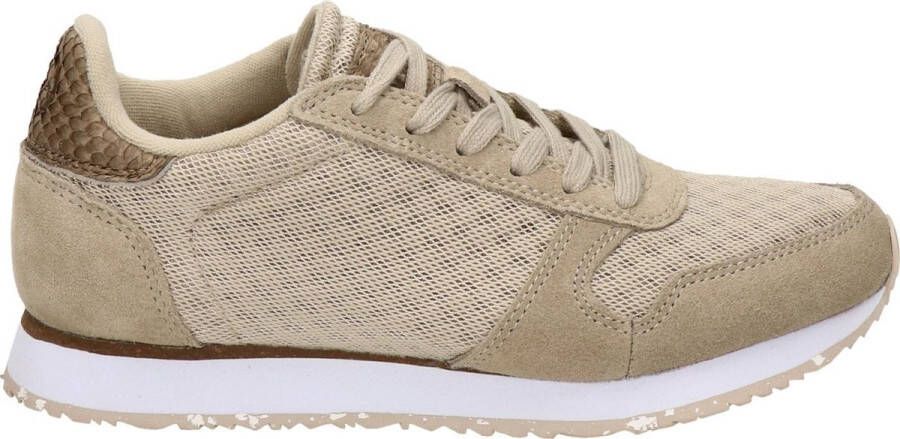 Woden Ydun Suede Mesh Ii Lage sneakers Leren Sneaker Dames Beige - Foto 5