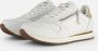 Woden Ydun Leather Zipper Trendy Leren Sneakers Beige Dames - Thumbnail 9