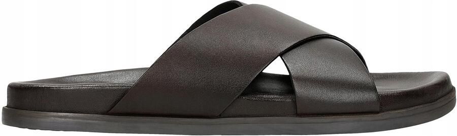 Wojas Heren Slippers Leer Bruin