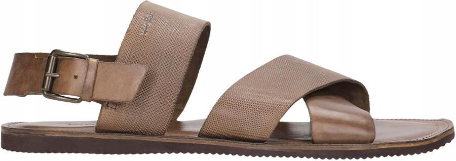 Wojas Herensandalen Leer Bruin