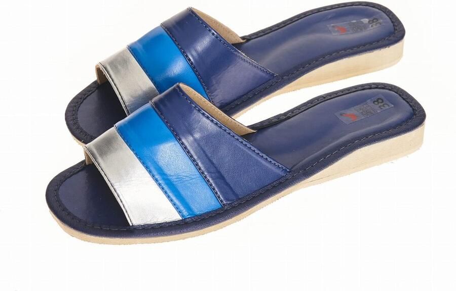Wójciak Podhale Luxe Dames Pantoffels Gesloten Model Echt Leer Comfortabele Instap