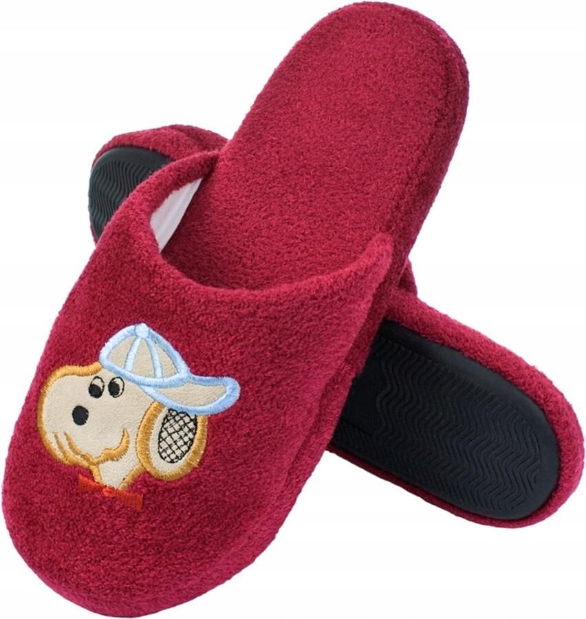 Wojtyłko Dames Pantoffels Rood Zacht & Warm