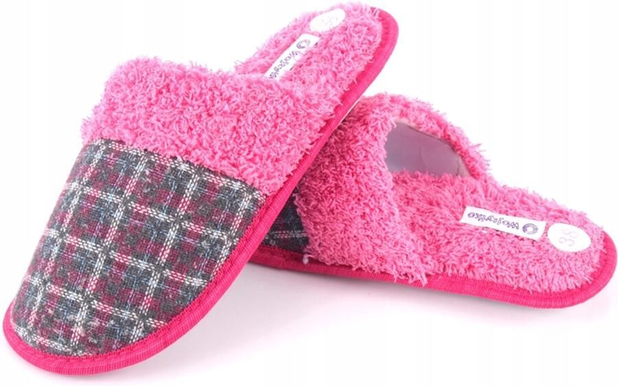 Wojtyłko Dames Pantoffels Roze Zacht & Warm