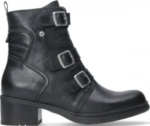 Wolky Laarzen Canmore zwart leer