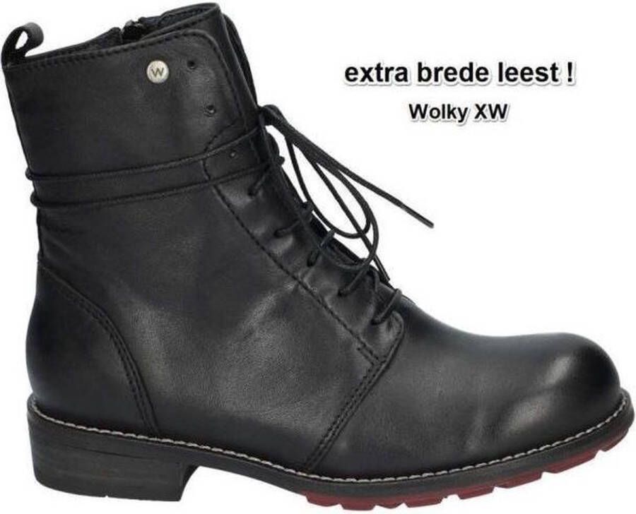 Wolky Enkellaarsjes en boots Murray XW zwart leer