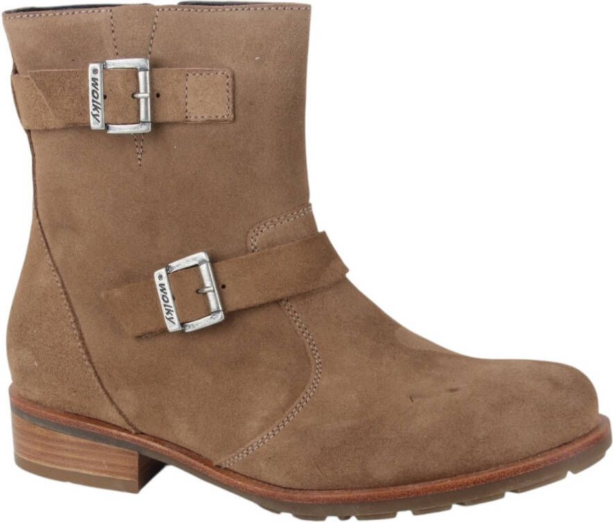Wolky 0448640-390 dames enkellaarzen sportief beige