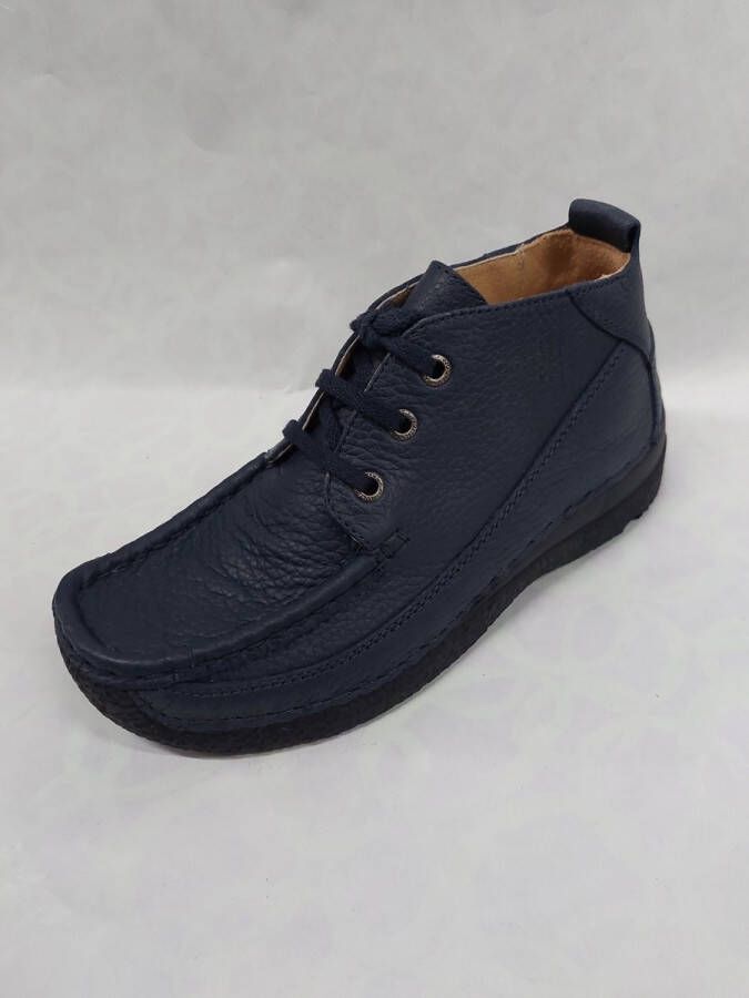 Wolky 1011 kinder veterschoenen donkerblauw