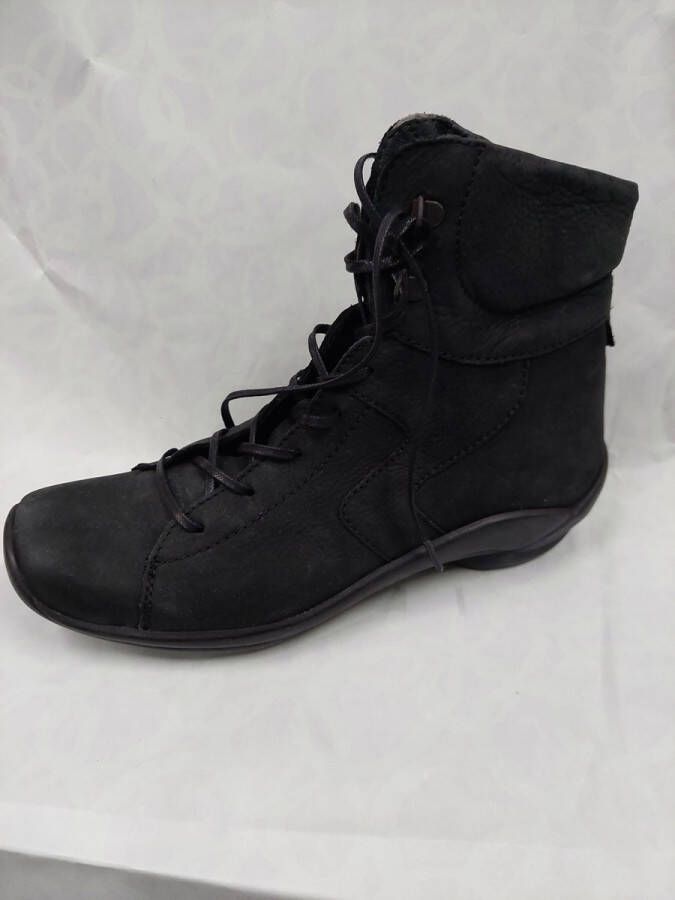 Wolky 1659 Grace veterboots zwart - Foto 1