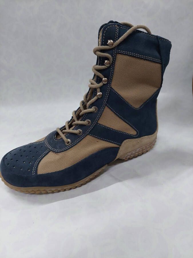 Wolky 1956 Downforce halfhoge veterschoenen blauw