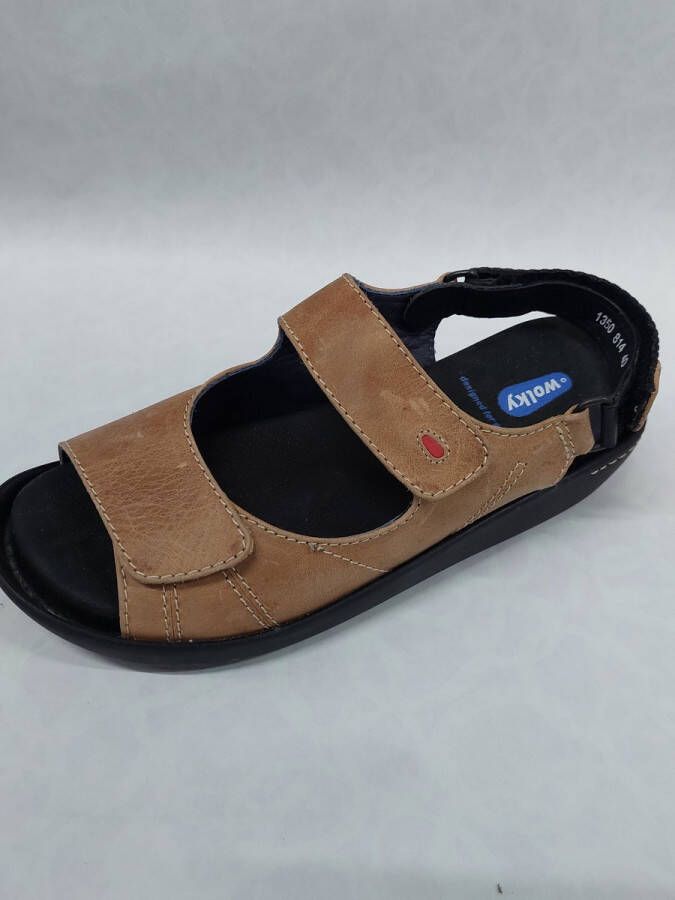 Wolky 6227 Roll-Slipper sandalen bruin