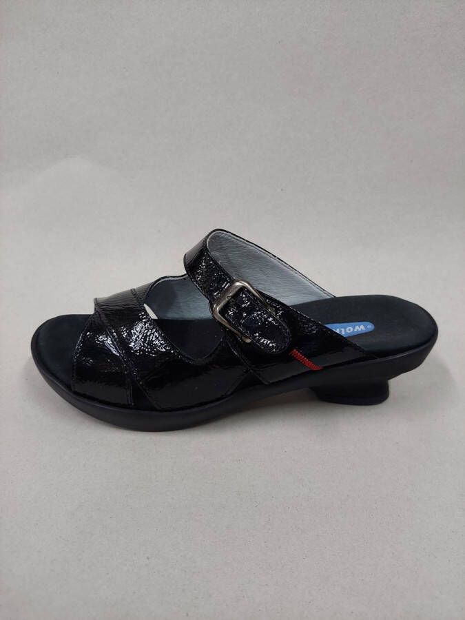 Wolky 7801 Mexico slippers zwart - Foto 1