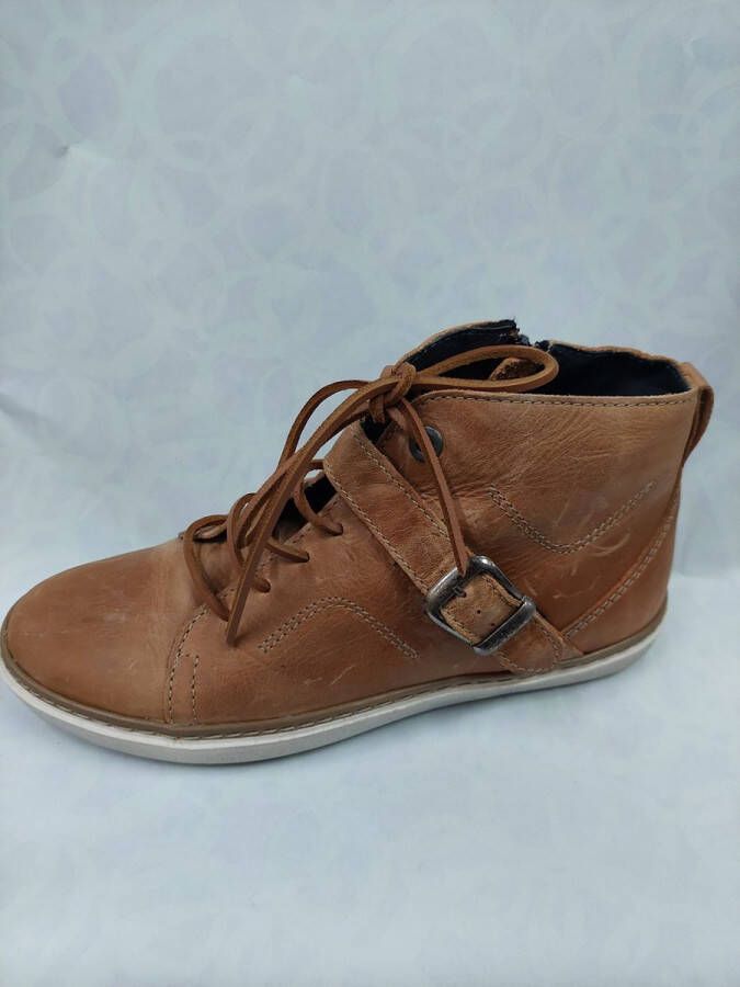 Wolky 9452 Olbia veterboots met gespen bruin - Foto 1