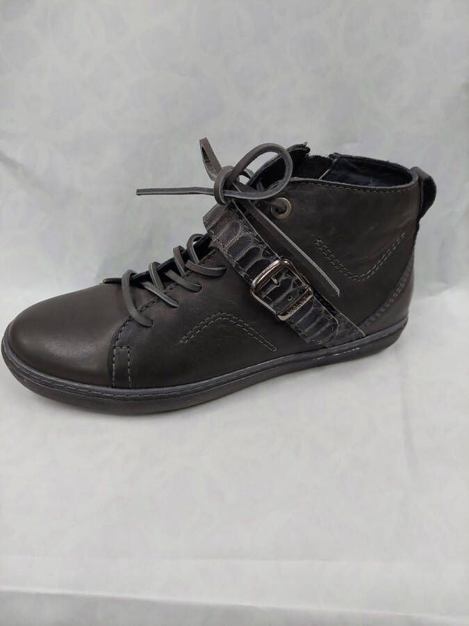 Wolky 9457 Alba veterboots donker grijs