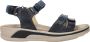Wolky Blauwe Leren Comfort Sandaal voor Dames Blue Dames - Thumbnail 4