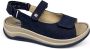 Wolky Dames Sandalen Adura Timber Denim Blauw - Thumbnail 4