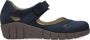 Wolky Bandschoenen Charlotte blauw zomer nubuck - Thumbnail 1