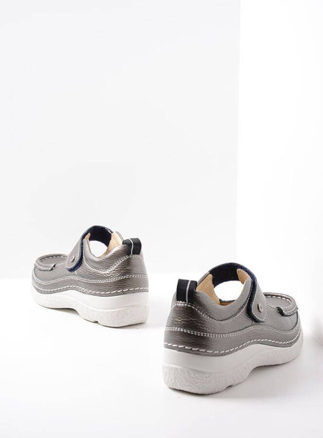 Wolky Comfortschoenen Roll Combi antraciet leer
