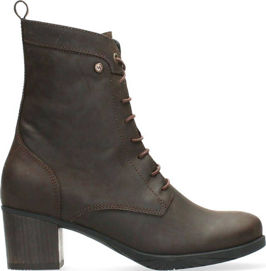 Wolky Biker boots Sarah donkerbruin nubuck