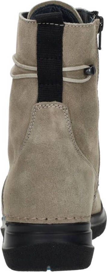 Wolky Comfortabele en stevige damesveterboot Beige Dames