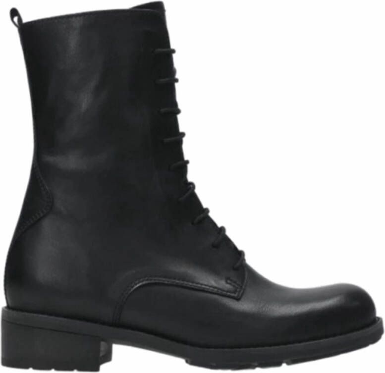 Wolky Boots Women Emery XW Velvet leather Black