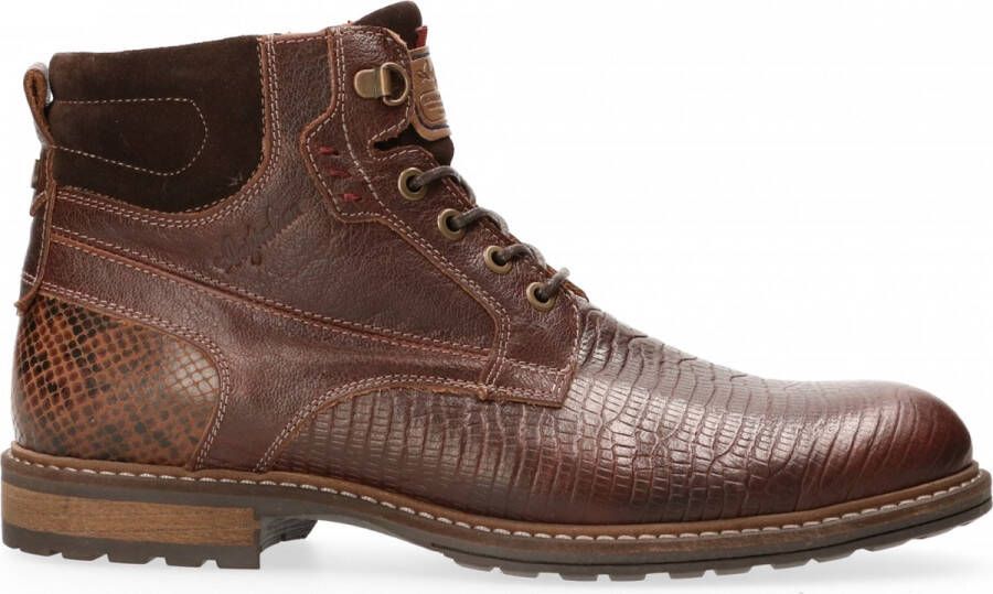 Wolky Australian Footwear Rick Veterboots Bruin Dark Brown Combi