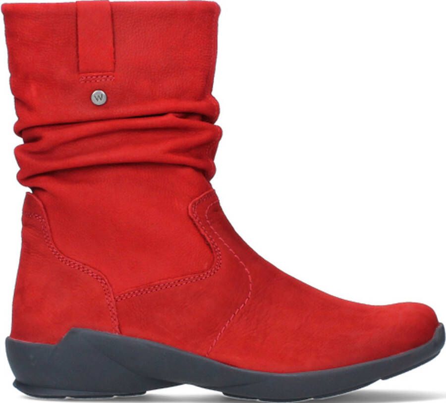 Wolky Comfortschoenen Luna donkerrood nubuck - Schoenen.nl