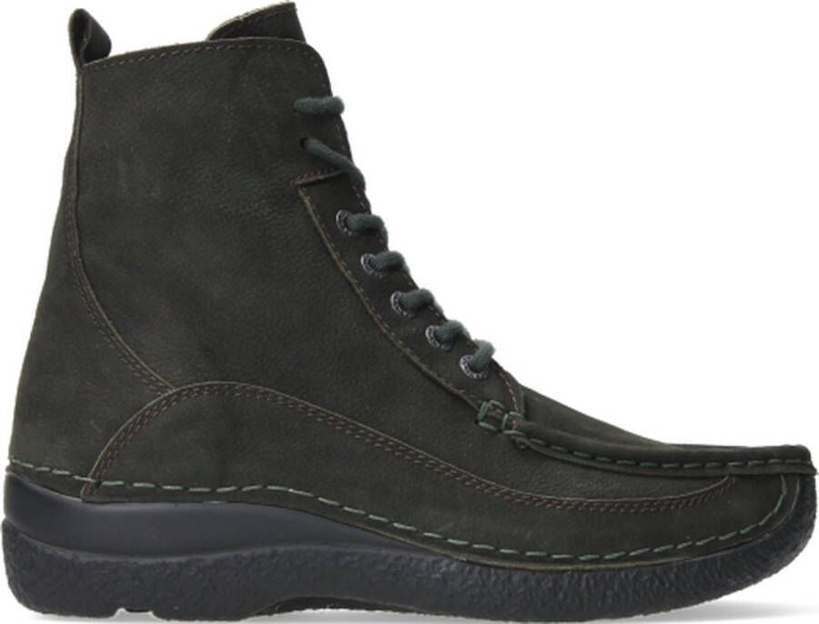 Wolky Hoge veterschoenen Roll Boot cactus nubuck